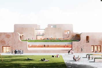 Exterior view from North Park